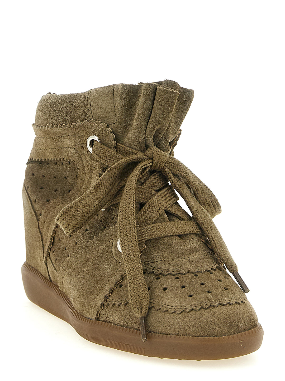 Isabel Marant Beige Cowhide Sneakers