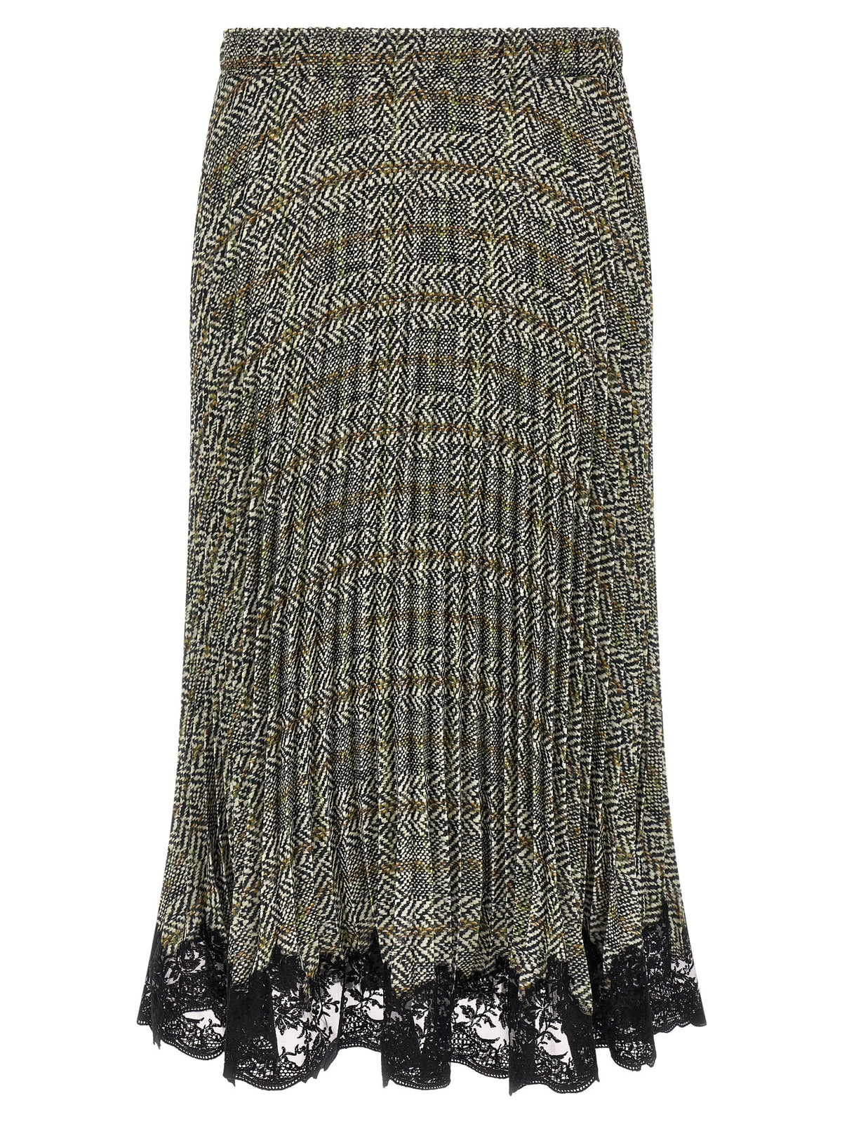 Ermanno Scervino Multicolor Polyester Midi Skirt