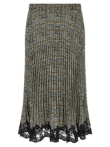 Ermanno Scervino Multicolor Polyester Midi Skirt