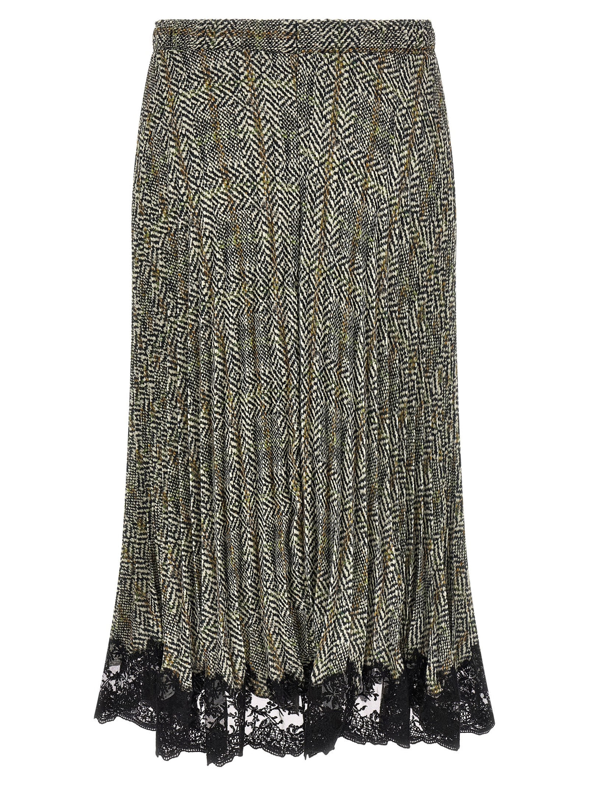 Ermanno Scervino Multicolor Polyester Midi Skirt