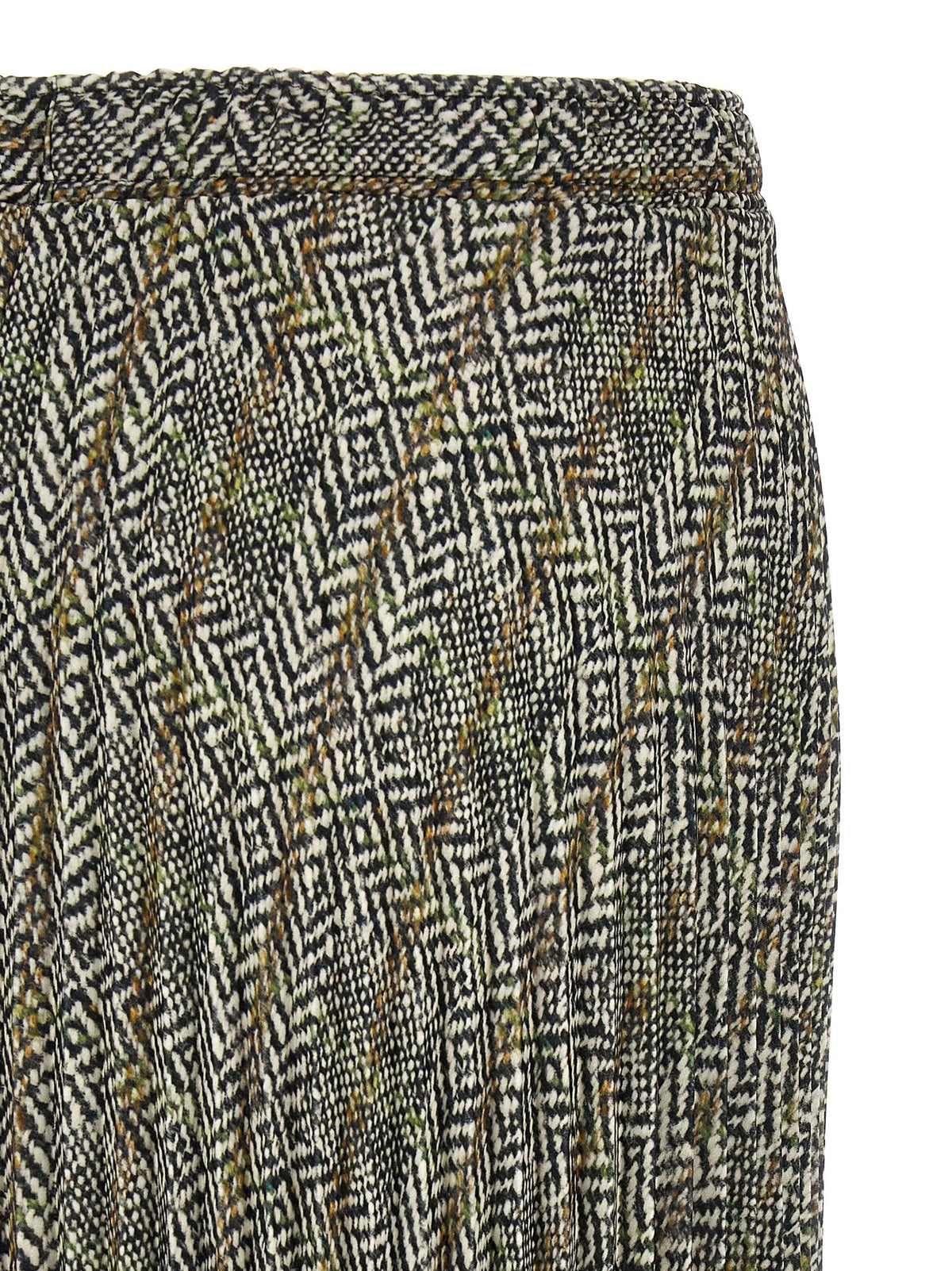 Ermanno Scervino Multicolor Polyester Midi Skirt