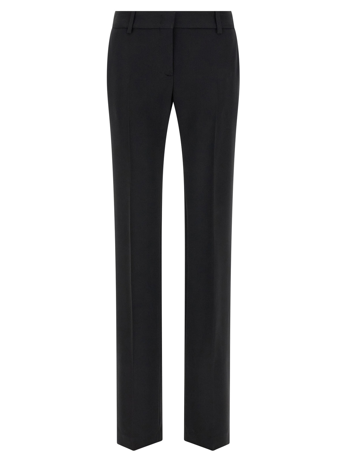 Ermanno Scervino Black Viscose Dress Pants