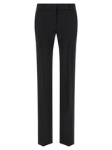 Ermanno Scervino Black Viscose Dress Pants