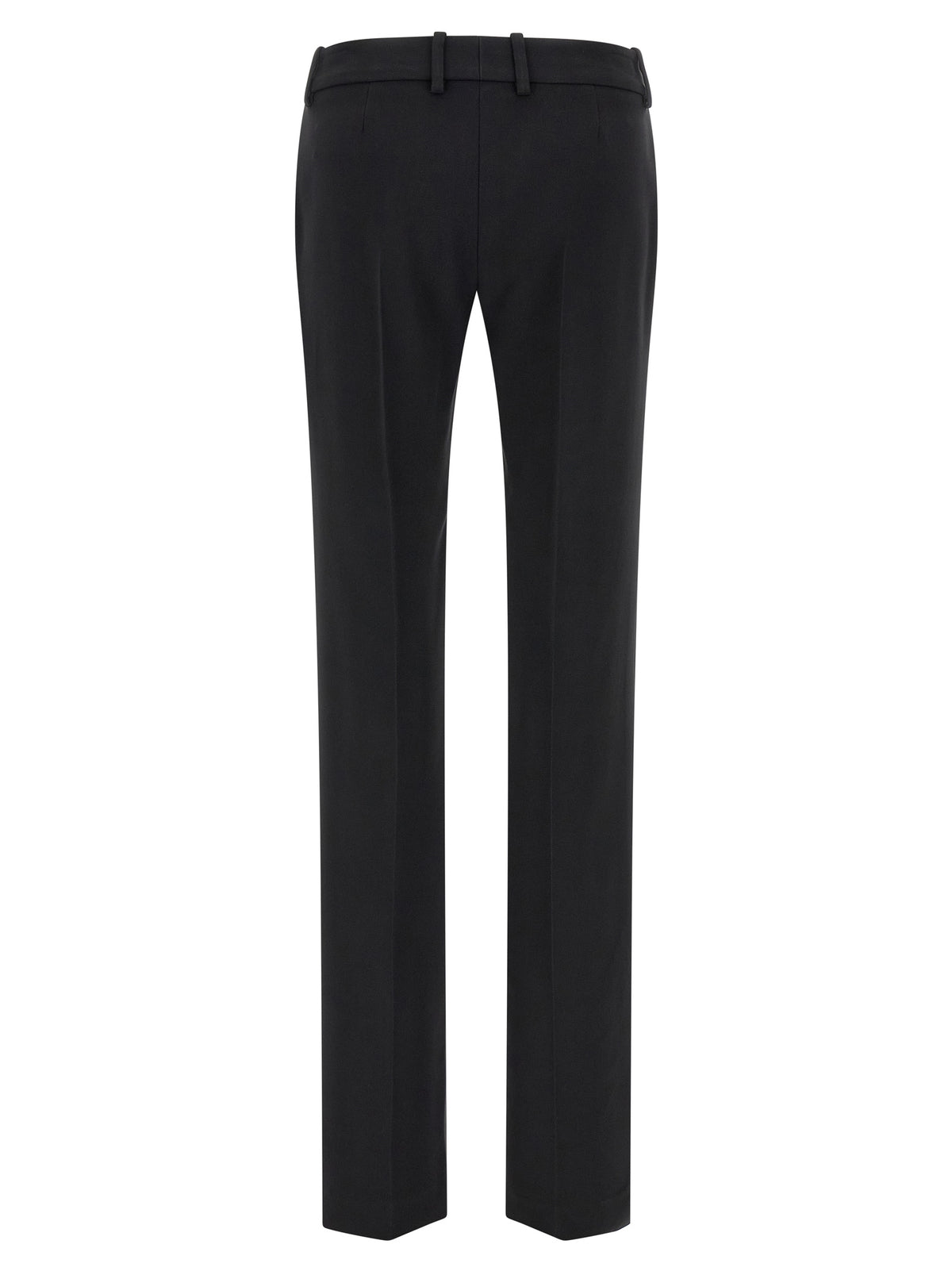 Ermanno Scervino Black Viscose Dress Pants