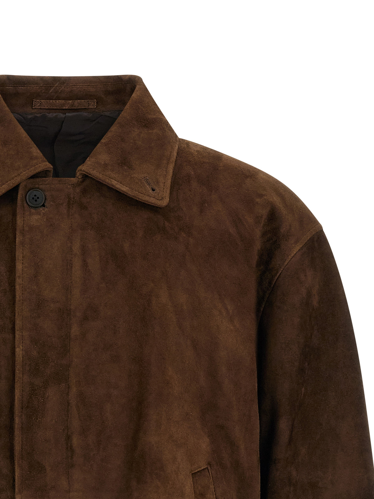 SSSTEIN Brown Goatskin Full-Length Jacket