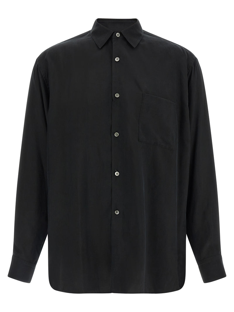 SSSTEIN Black Copper Blouse - Luxe Oversized Shirt