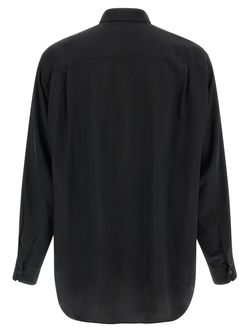 SSSTEIN Black Copper Blouse - Luxe Oversized Shirt