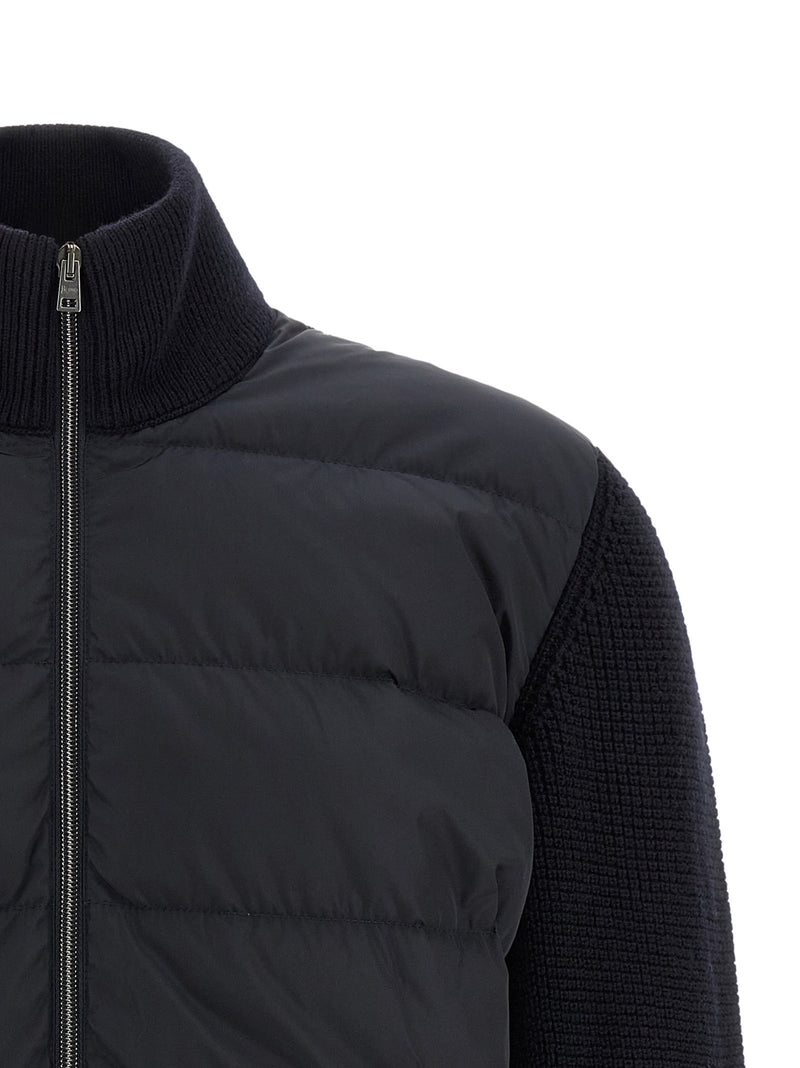 Herno Blue Wool Jacket - Modern Elegance for Men