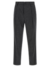 Department 5 Gray Wool Casual Pants