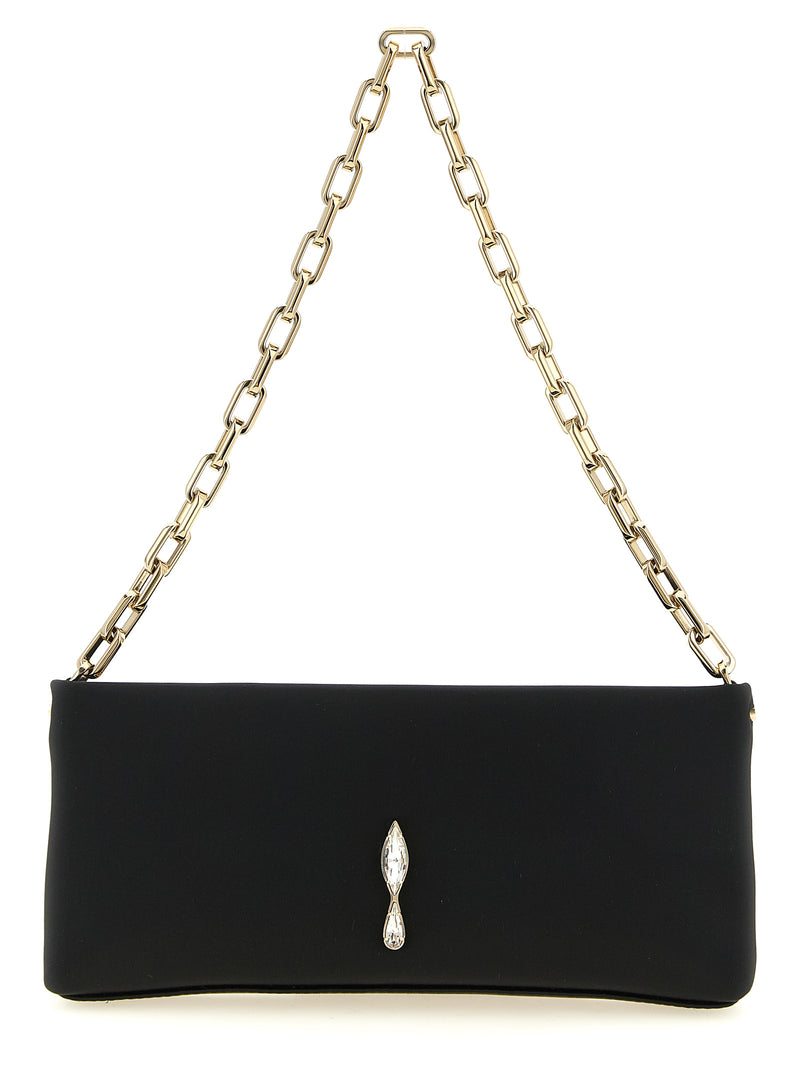 Christian Louboutin Maykimay Black Elastane Clutch Bag