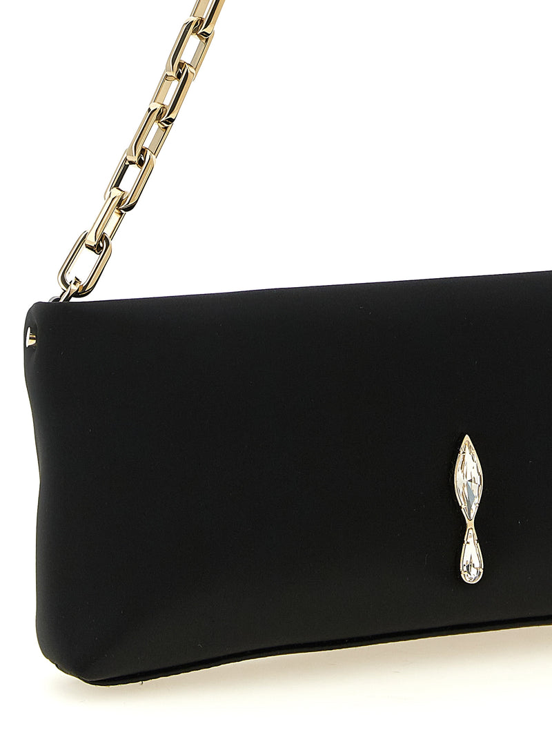 Christian Louboutin Maykimay Black Elastane Clutch Bag