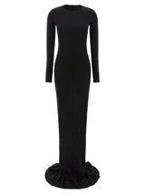 DRKSHDW Black Cotton Long Dress