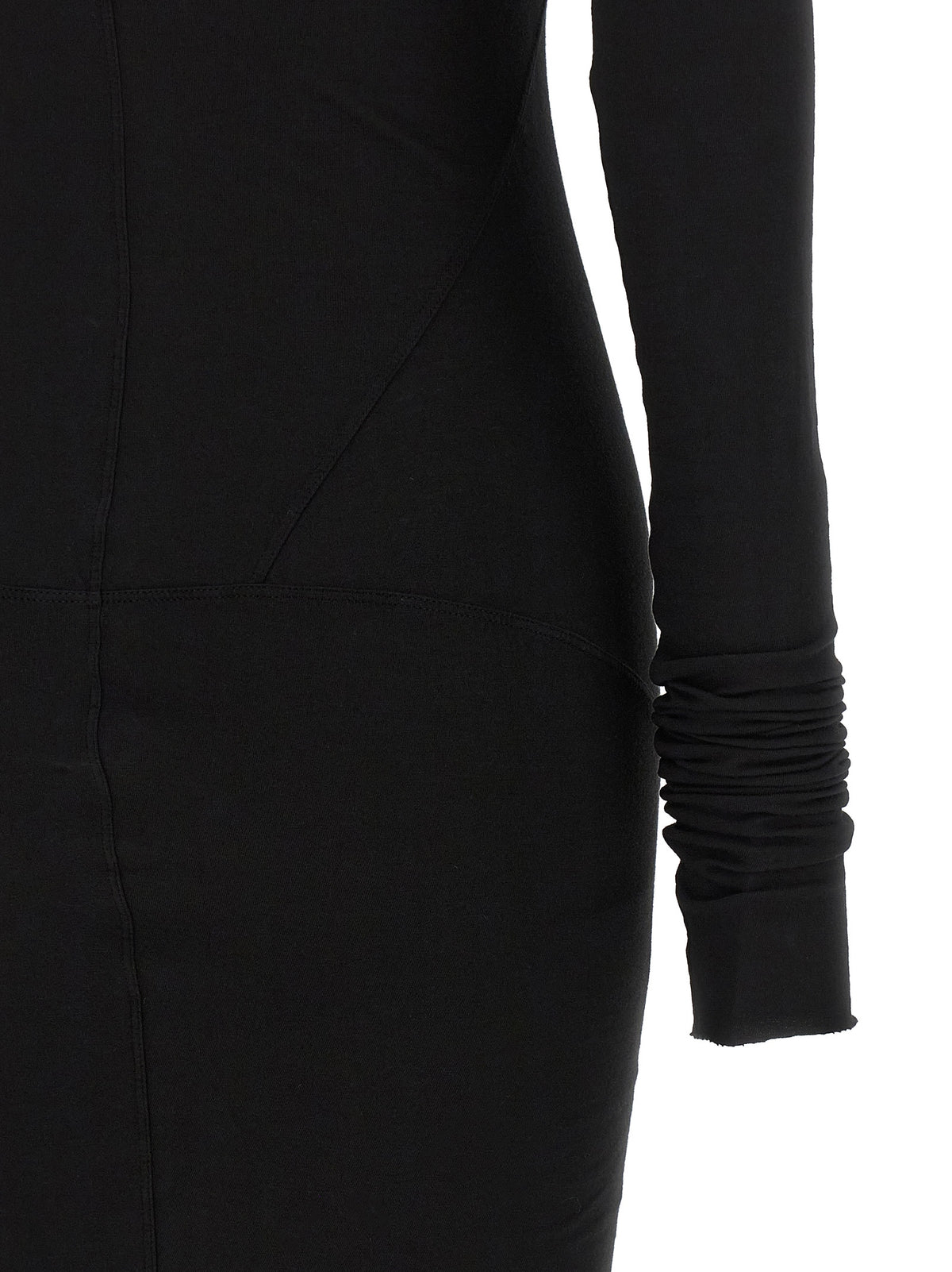DRKSHDW Black Cotton Long Dress