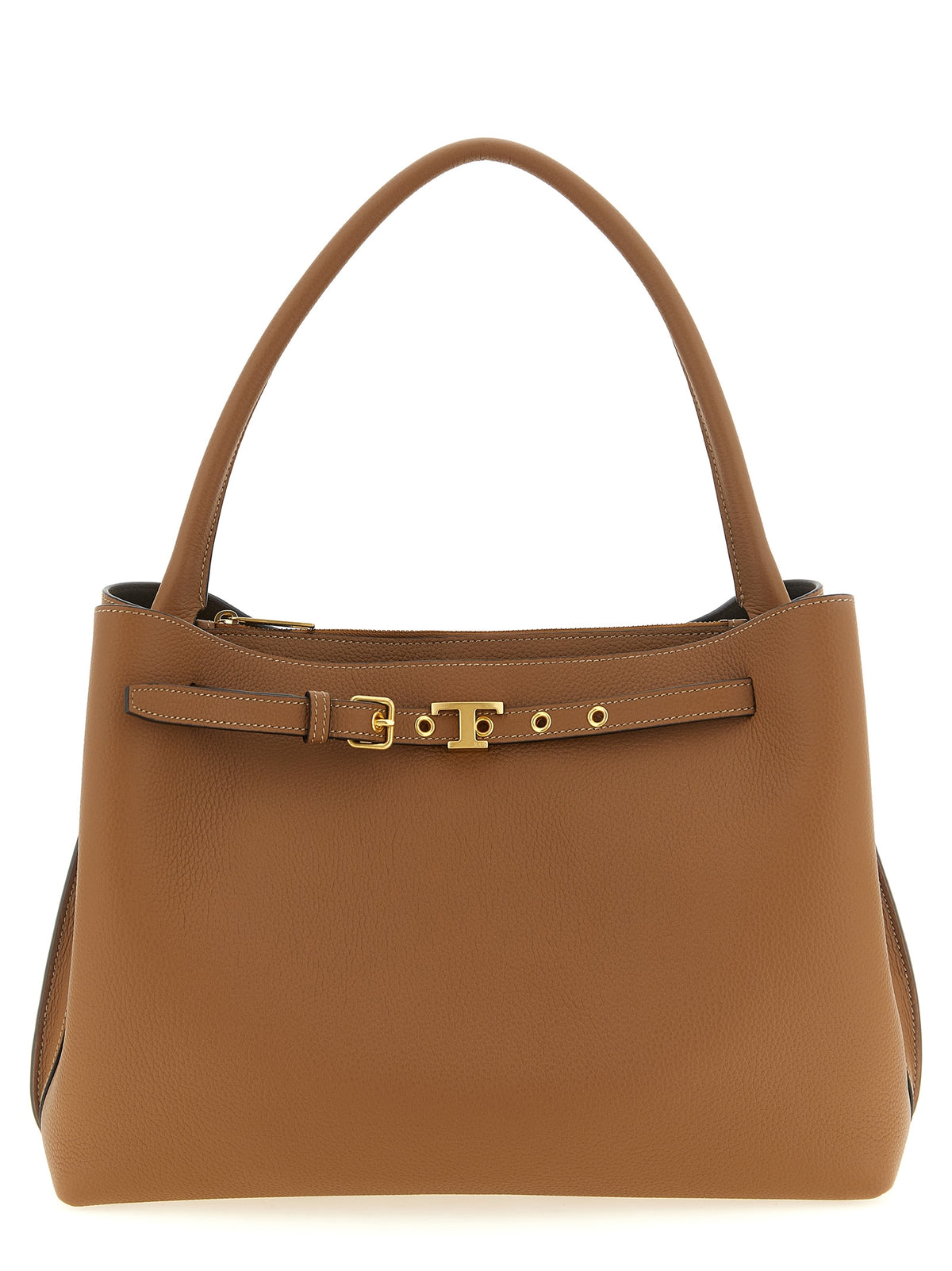 Tod's Brown Calfskin Handbag