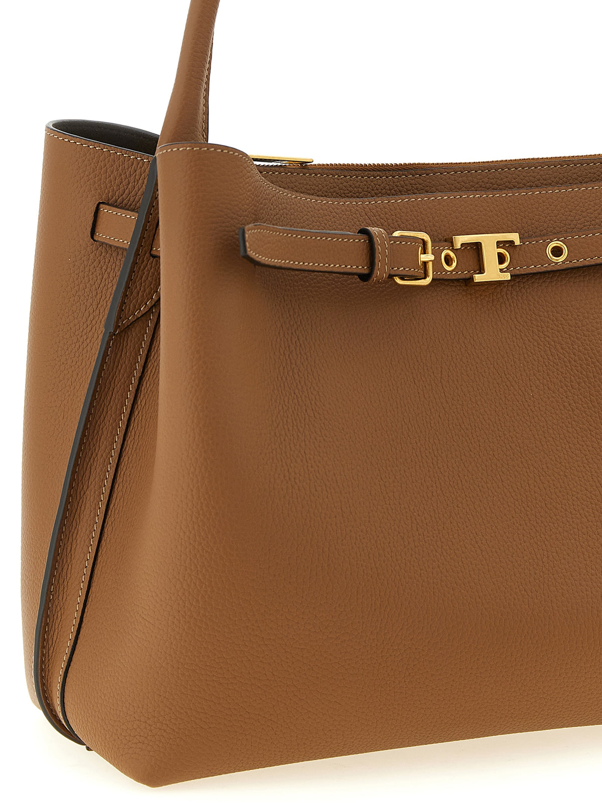 Tod's Brown Calfskin Handbag