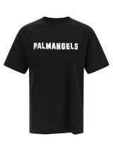 Palm Angels Black Cotton T-Shirt