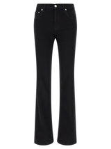 Haikure Black Cotton Flared Jeans