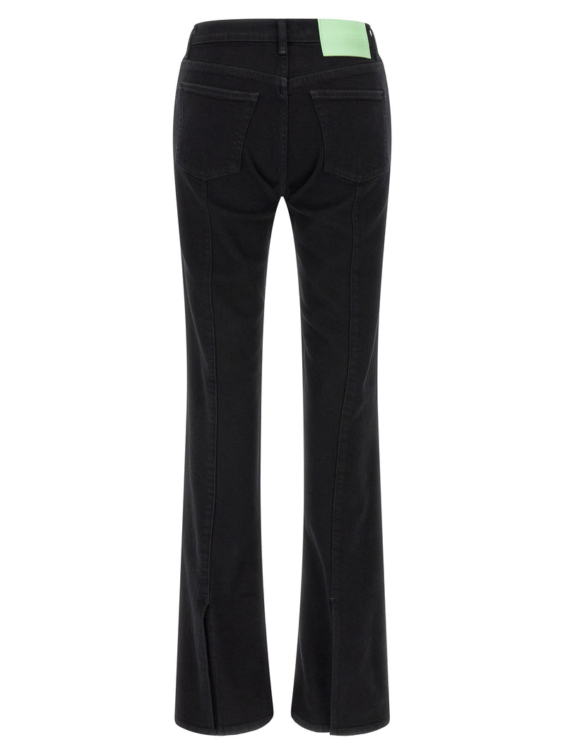 Haikure Black Cotton Flared Jeans - Contemporary Chic