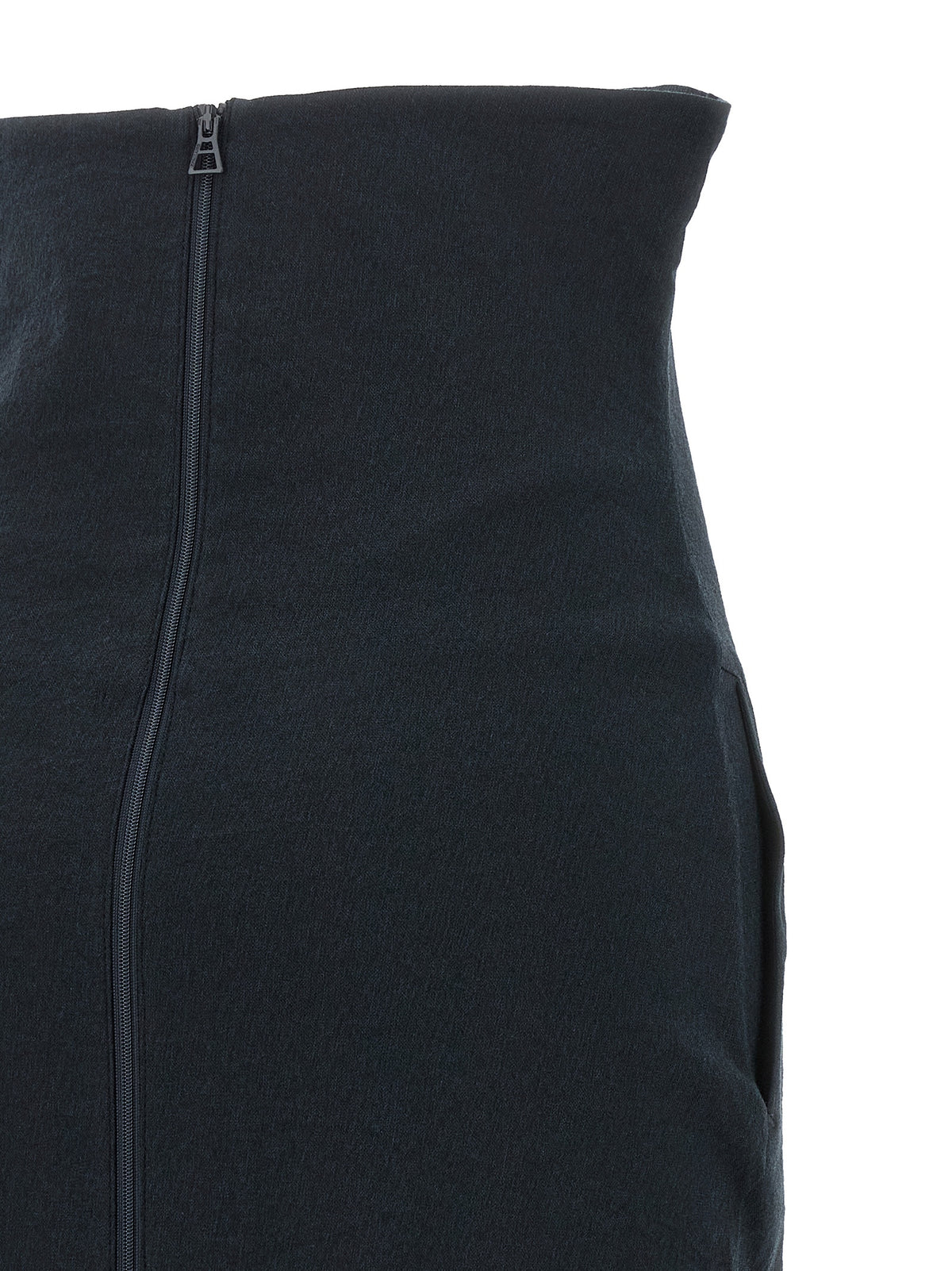 Issey Miyake Black Paper Mini Skirt