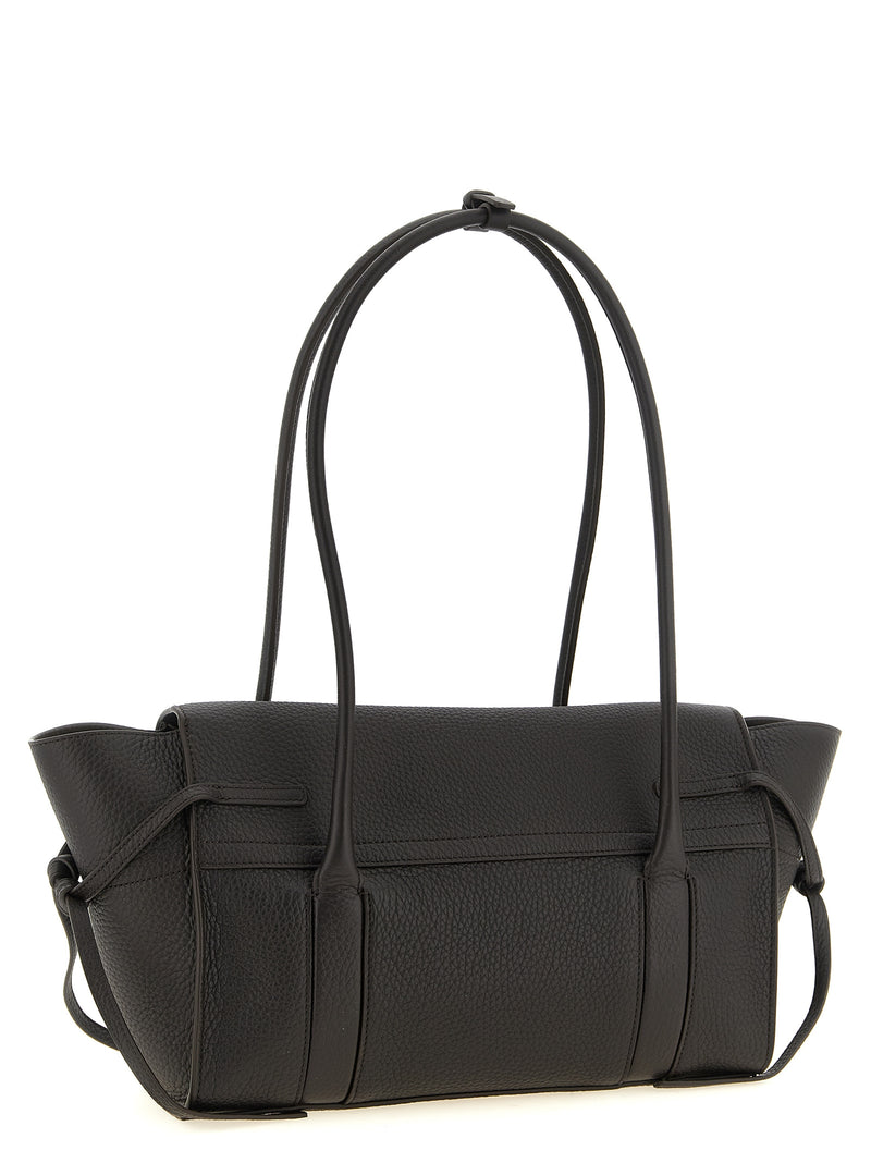 Mulberry Small Soft Bayswater Black Calfskin Shoulder Bag
