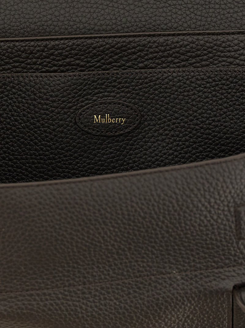 Mulberry Small Soft Bayswater Black Calfskin Shoulder Bag