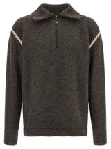 Maison Margiela Gray Wool Cardigan