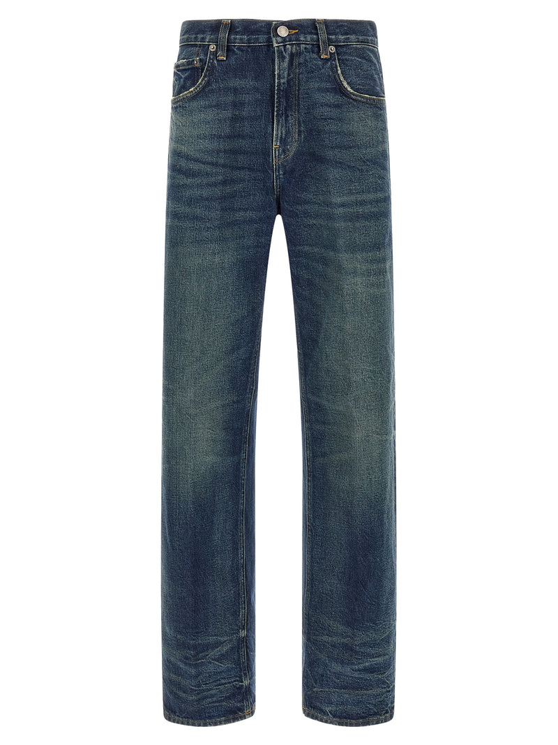 Haikure Bonnie Blue Cotton Relaxed Fit Jeans