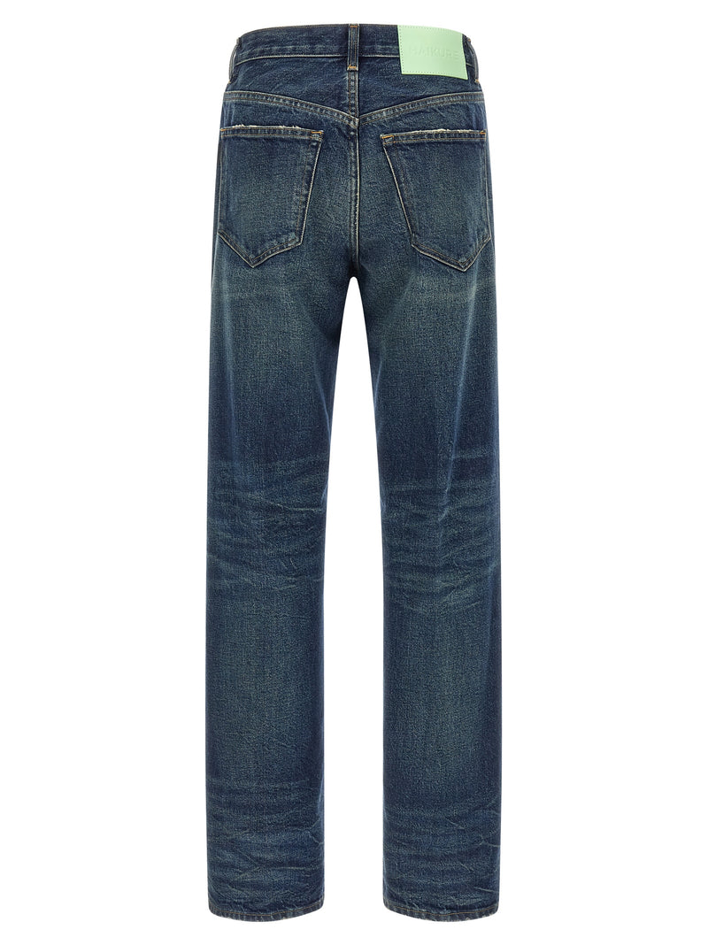 Haikure Bonnie Blue Cotton Relaxed Fit Jeans