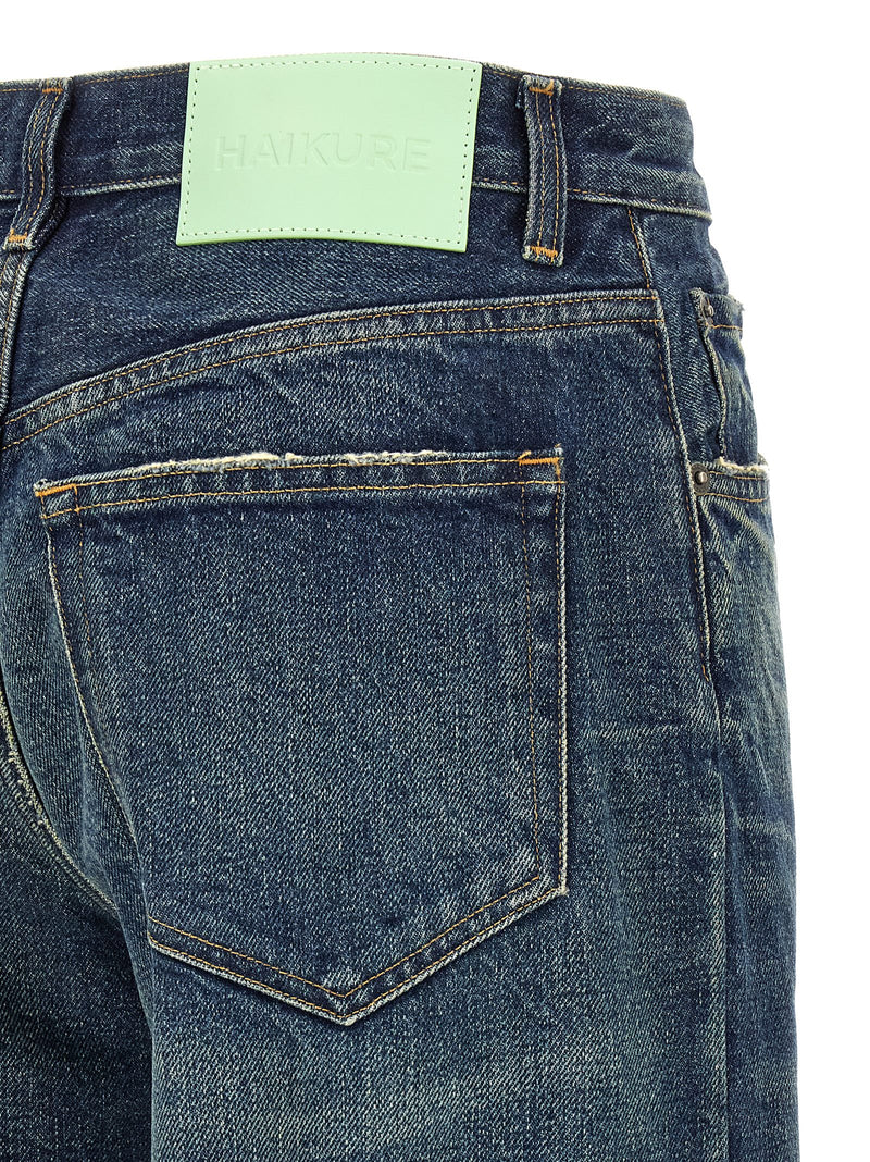 Haikure Bonnie Blue Cotton Relaxed Fit Jeans