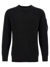 C.P. Company Black Wool Cardigan