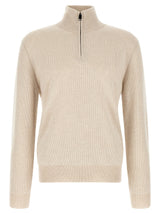 Brioni Beige Cashmere Sweatshirt