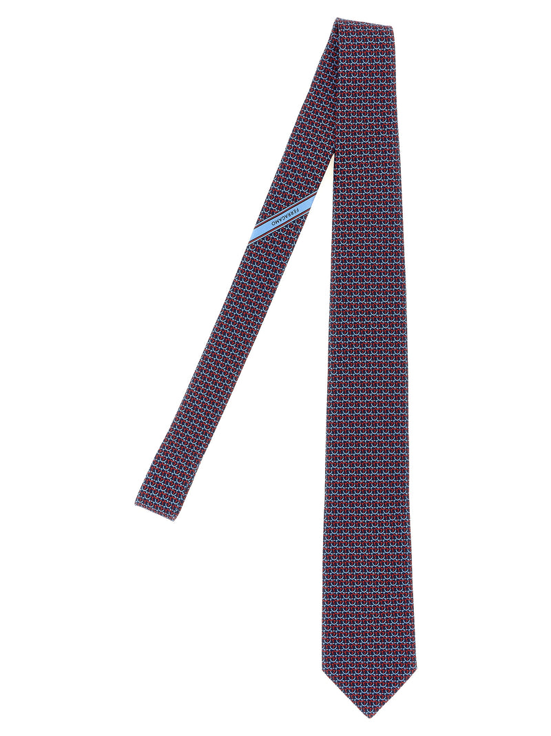 Ferragamo Multicolor Silk Scarf - Elegant Accessory for Men