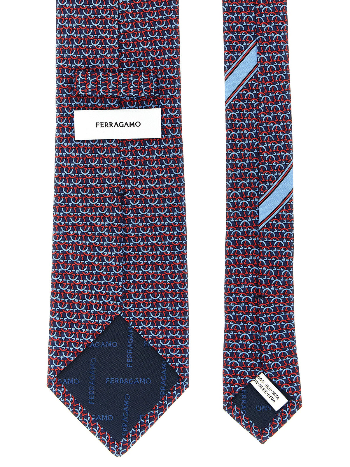Ferragamo Multicolor Silk Scarf