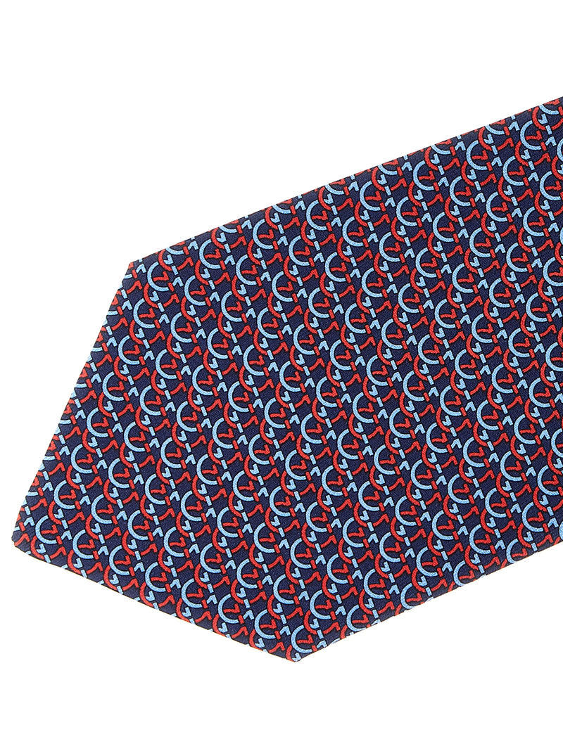 Ferragamo Multicolor Silk Scarf - Elegant Accessory for Men