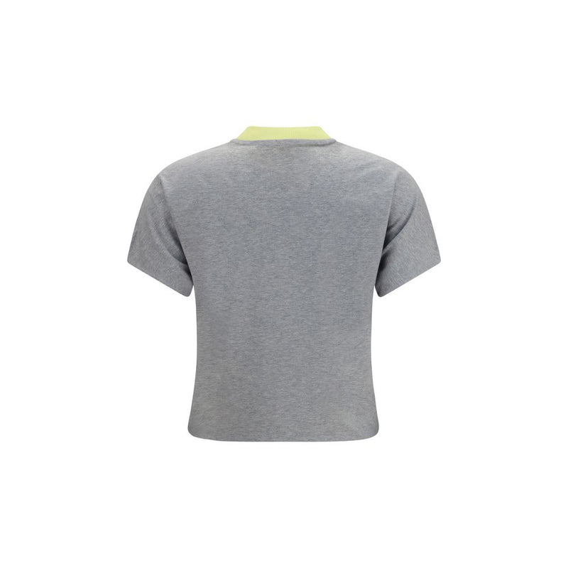 T-Shirt en Coton Gris Versace pour Femme