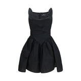 Vivienne Westwood Black Cotton Casual Dress