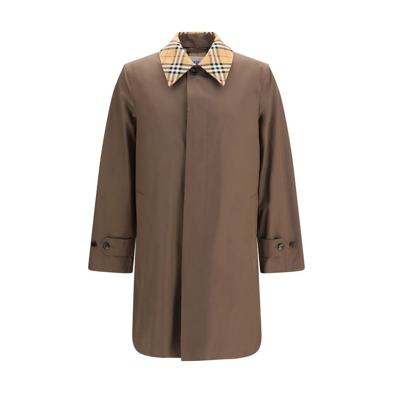 Burberry Tottenham Brown Cotton Gabardine Coat
