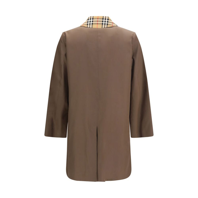 Burberry Tottenham Brown Cotton Gabardine Coat