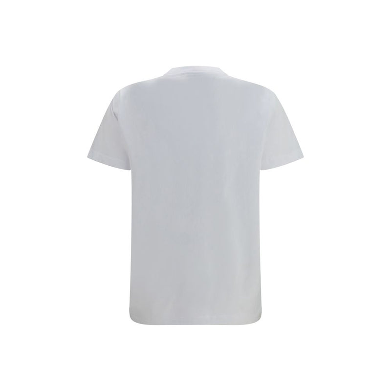 Ganni Teddy Mushroom White Cotton T-Shirt
