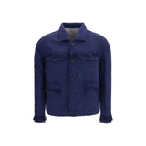 Baziszt Blue Alpaca Vicugna Pacos Full-Length Jacket