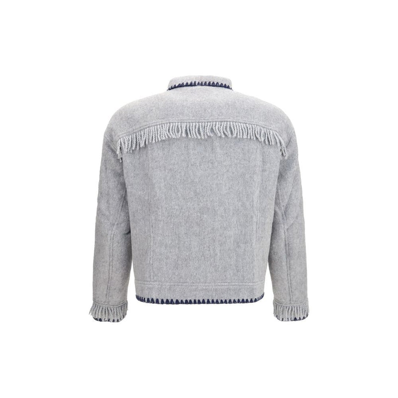 Baziszt Blue Alpaca Vicugna Pacos Full-Length Jacket