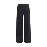 Avenue Montaigne Gray Cotton Casual Pants