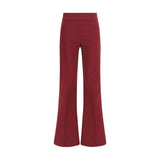 Avenue Montaigne Bordeaux Viscose Casual Pants