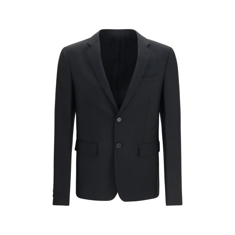 Fendi Black Mohair Blazer for Men - AW26 Collection