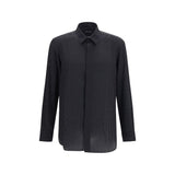 Tom Ford Black Silk Pattern Shirt