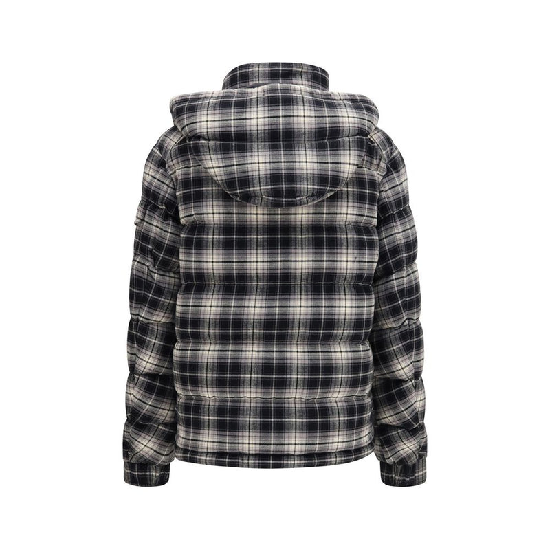 Moncler Airor Black Cotton Full-Length Jacket with Hood