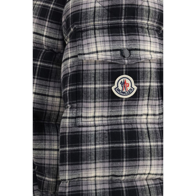 Moncler Airor Black Cotton Full-Length Jacket with Hood
