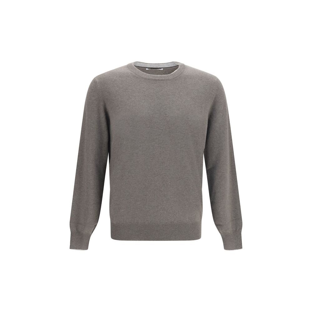Brunello Cucinelli Gray Cashmere Sweater
