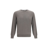 Brunello Cucinelli Gray Cashmere Sweater