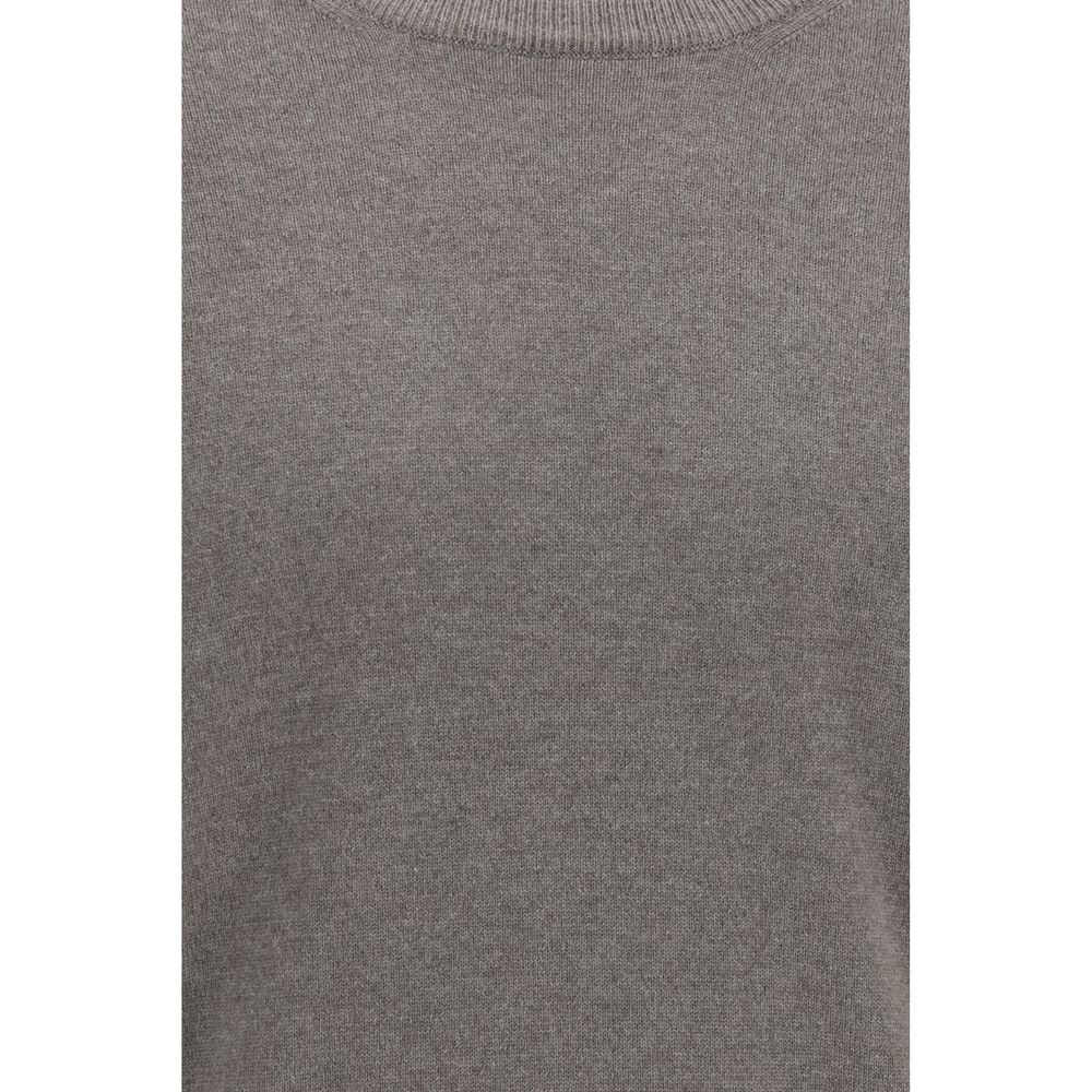Brunello Cucinelli Gray Cashmere Sweater